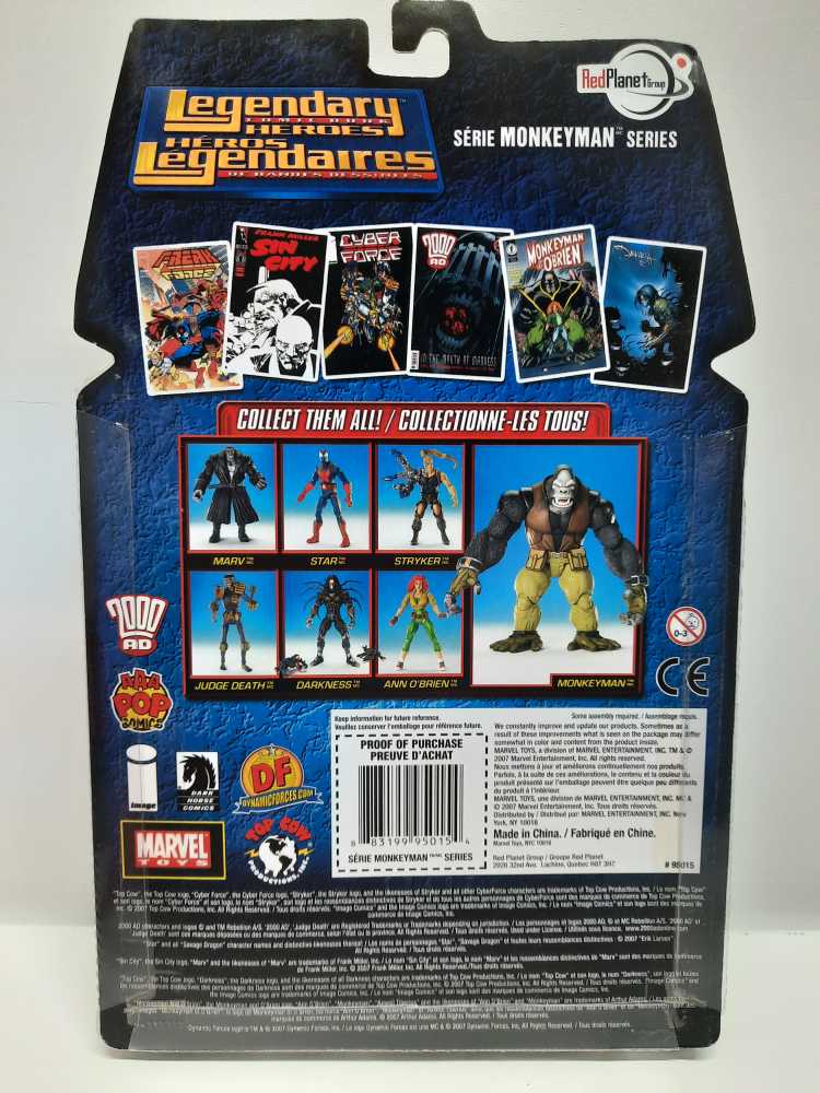 Ann O’Brien (Green/Blue)  (Legendary Heroes: 6”) action figure collectible [Barcode 18058758] - Main Image 2