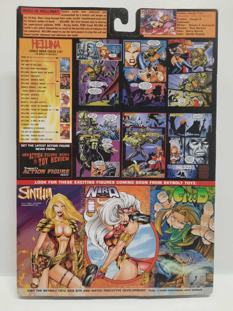 Hellina (Black Variant)  (Skybolt Toyz: 6”) action figure collectible - Main Image 2