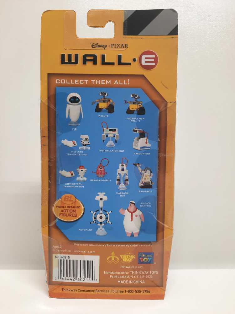 WALL-E (Walle Factory New)  (Wall-E) action figure collectible [Barcode 064442602154] - Main Image 2