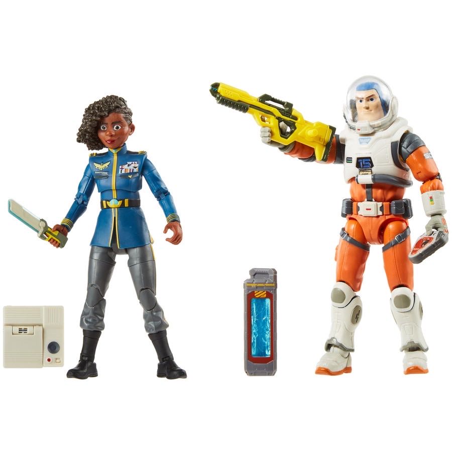 BUZZ LIGHTYEAR & ALISHA HAWTHORNE - Mattel (Disney•Pixar) action figure collectible [Barcode 194735069361] - Main Image 2