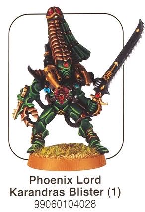 Phoenix Lord Karandras - Games Workshops (Warhammer 40.000 Aeldar) action figure collectible - Main Image 3