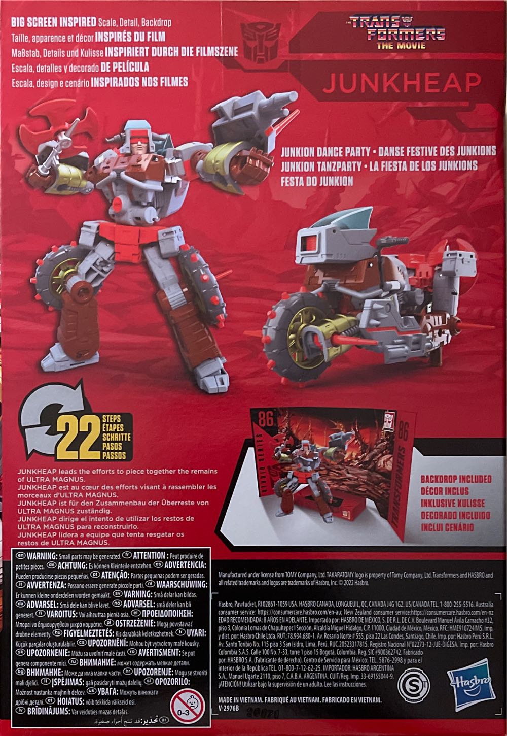 Junkheap (Junkyard) - Hasbro (Transformers The Movie Studio Series ‘86) action figure collectible [Barcode 195166181028] - Main Image 4