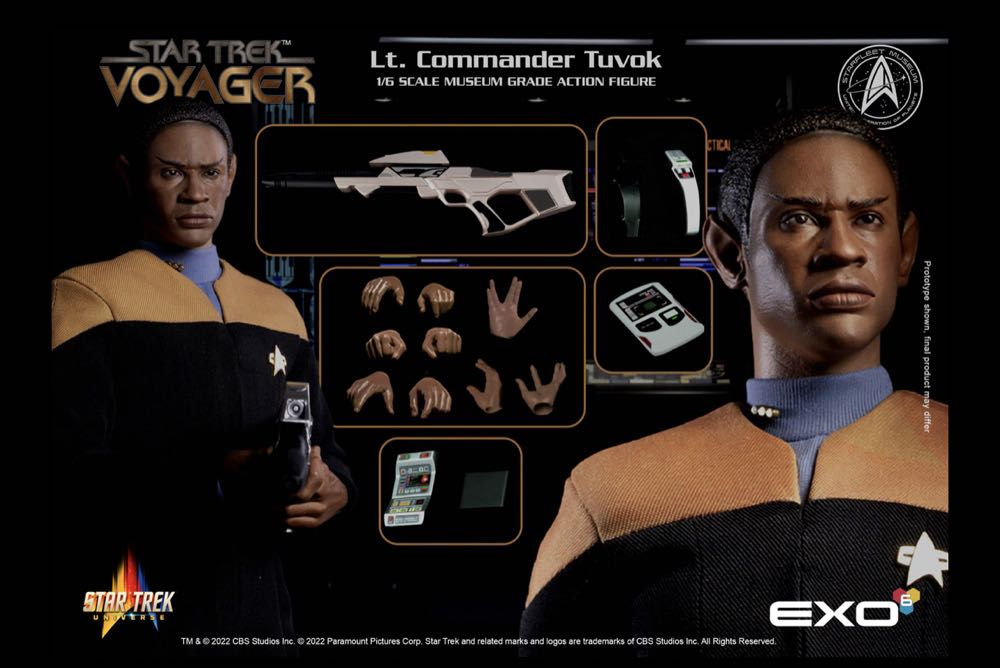 EXO-6 Star Trek Voyager Lt Commander Tuvok - EXO-6 (Tuvok) action figure collectible - Main Image 2