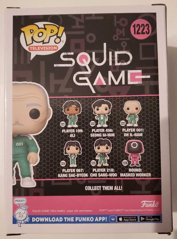 1223 Player 001: Oh Il-nam - Squid Game - Funko (Funko Pop! Television) action figure collectible [Barcode 889698647960] - Main Image 4