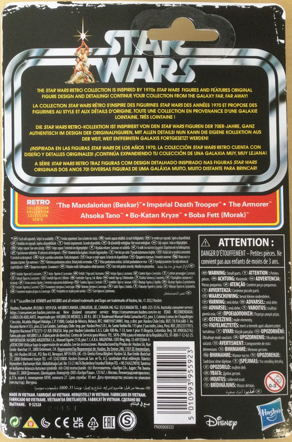 Retro Collection (Man) - Boba Fett - Disney/ Hasbro (The Mandalorian) action figure collectible - Main Image 2