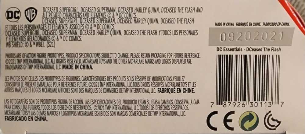 DCeased The Flash (34) - McFarlane Toys / DC Direct (DC Essentials) action figure collectible [Barcode 787926301137] - Main Image 3