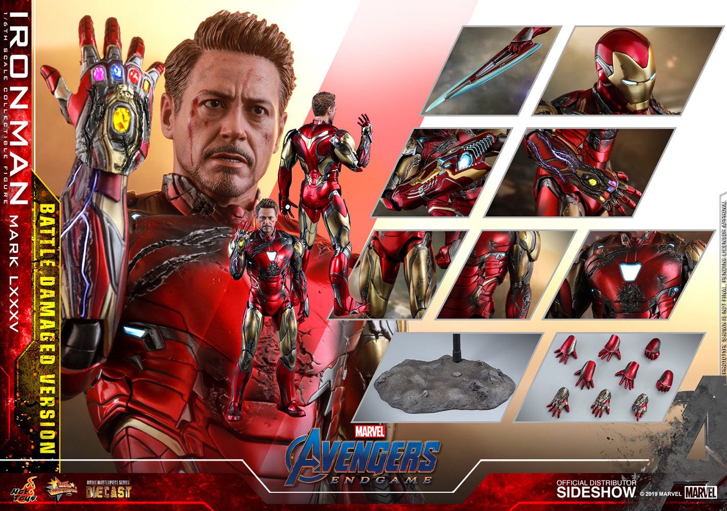 Iron Man Mark LXXXV - Hot Toys (Marvel) action figure collectible [Barcode 4895228602541] - Main Image 10