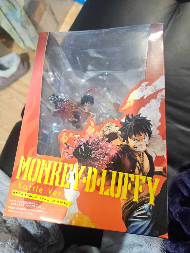 Bandai Tamashii Nations Monkey. D. Luffy ”one-piece” Figuartszero Figure Battle Version  action figure collectible [Barcode 4543112811066] - Main Image 1