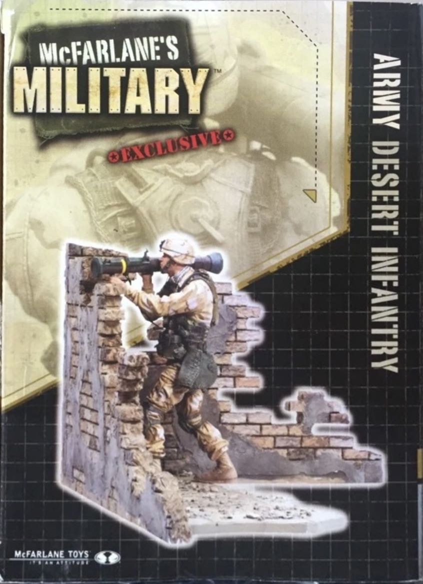 Army Desert Infantry Deluxe Set - Mcfarlene Toys (Mcfarlane Military) action figure collectible [Barcode 787926931105] - Main Image 2