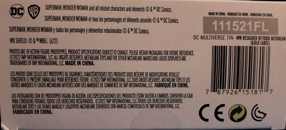 Wonder Woman - DC - JUSTICE LEAGUE (Wonder Women) action figure collectible [Barcode 787926151817] - Main Image 4