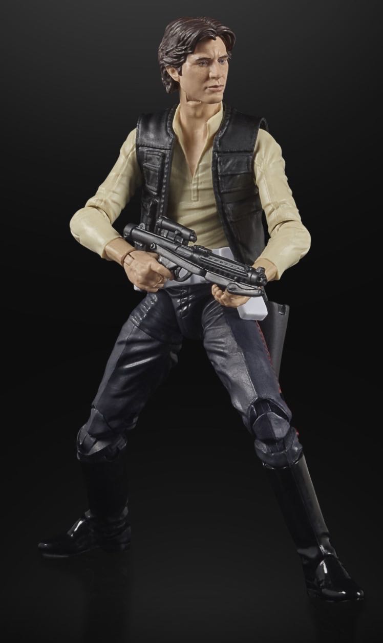 Han Solo - Hasbro (Star Wars Black 6” T.P.O.T.F. Card) (Star Wars) action figure collectible - Main Image 3