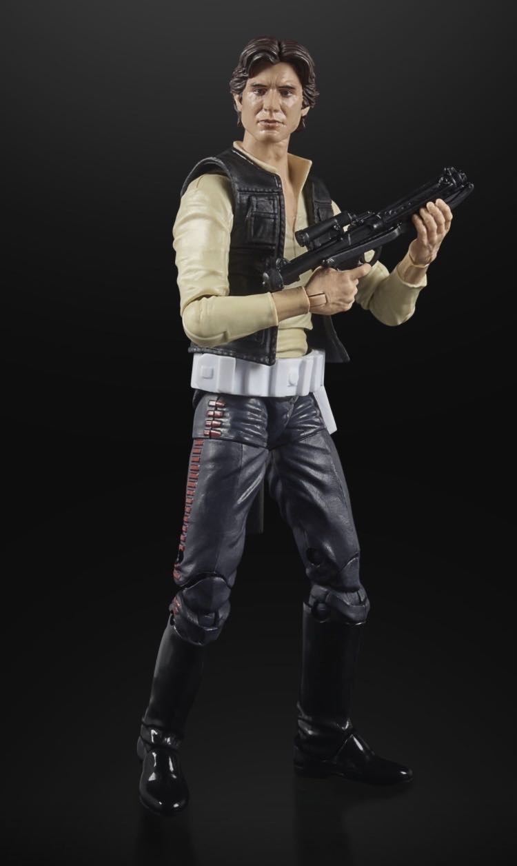 Han Solo - Hasbro (Star Wars Black 6” T.P.O.T.F. Card) (Star Wars) action figure collectible - Main Image 4