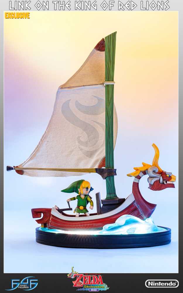 Link On The King Of Red Lions (Exclusive Edition)  - First 4 Figures (The Legend Of Zelda: The Wind Waker HD) action figure collectible - Main Image 2