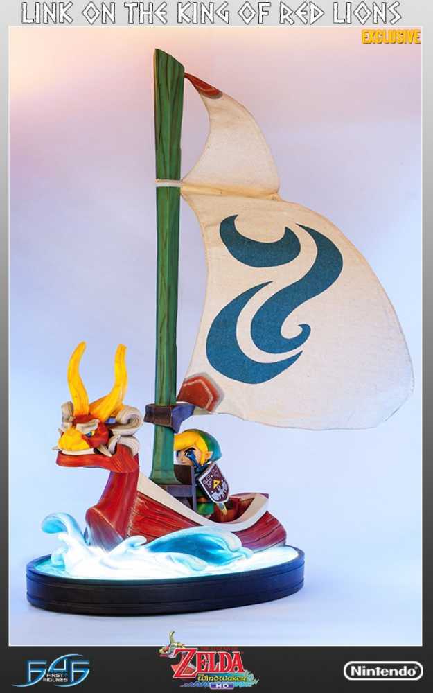 Link On The King Of Red Lions (Exclusive Edition)  - First 4 Figures (The Legend Of Zelda: The Wind Waker HD) action figure collectible - Main Image 3