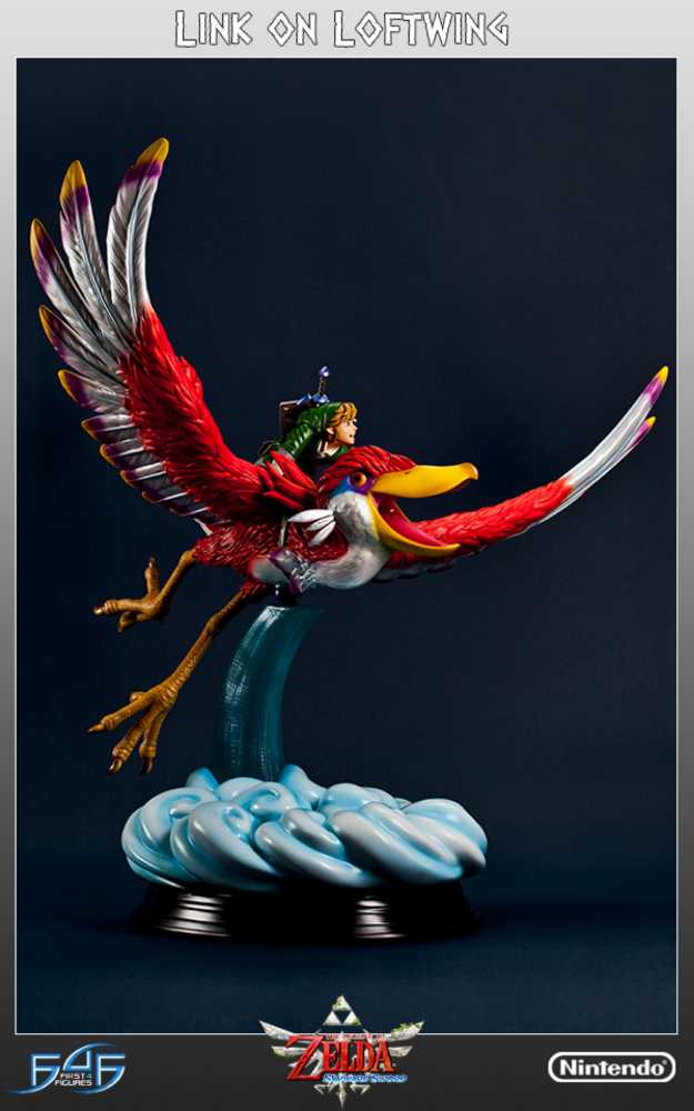 Link On Loftwing - First 4 Figures (The Legend of Zelda: Skyward Sword) action figure collectible - Main Image 2