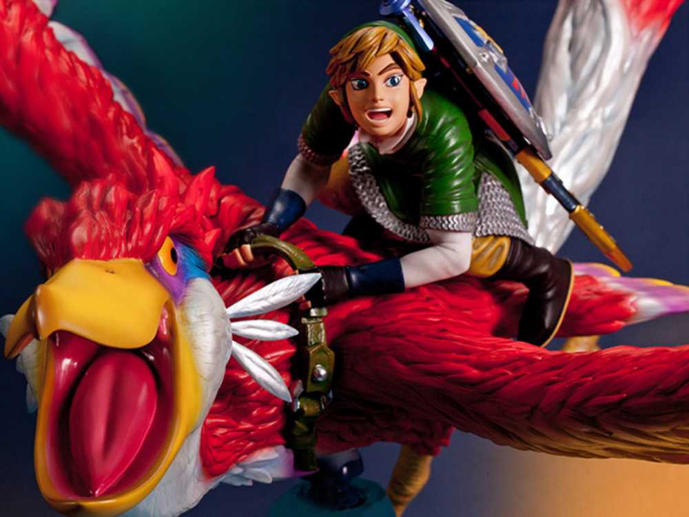 Link On Loftwing - First 4 Figures (The Legend of Zelda: Skyward Sword) action figure collectible - Main Image 3