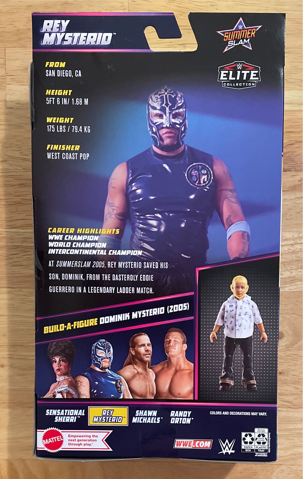 Rey Mysterio (2022)(In Box) - Mattel (WWE Elite Collection Series) action figure collectible [Barcode 194735075386] - Main Image 2