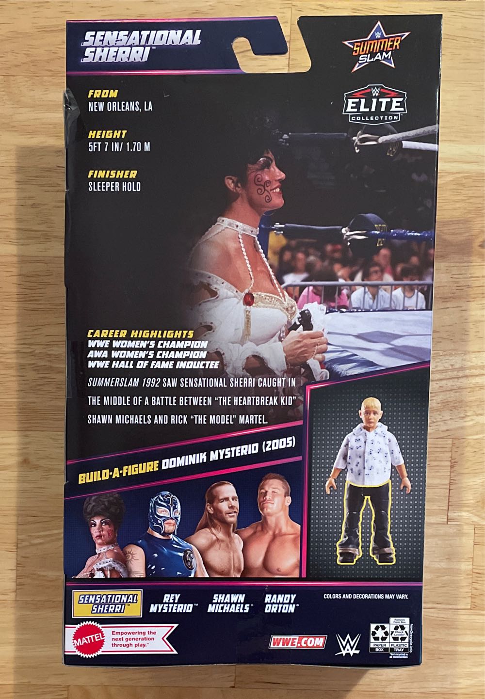 Sensational Sherri  - Mattel (WWE Elite Collection) action figure collectible [Barcode 194735075416] - Main Image 2
