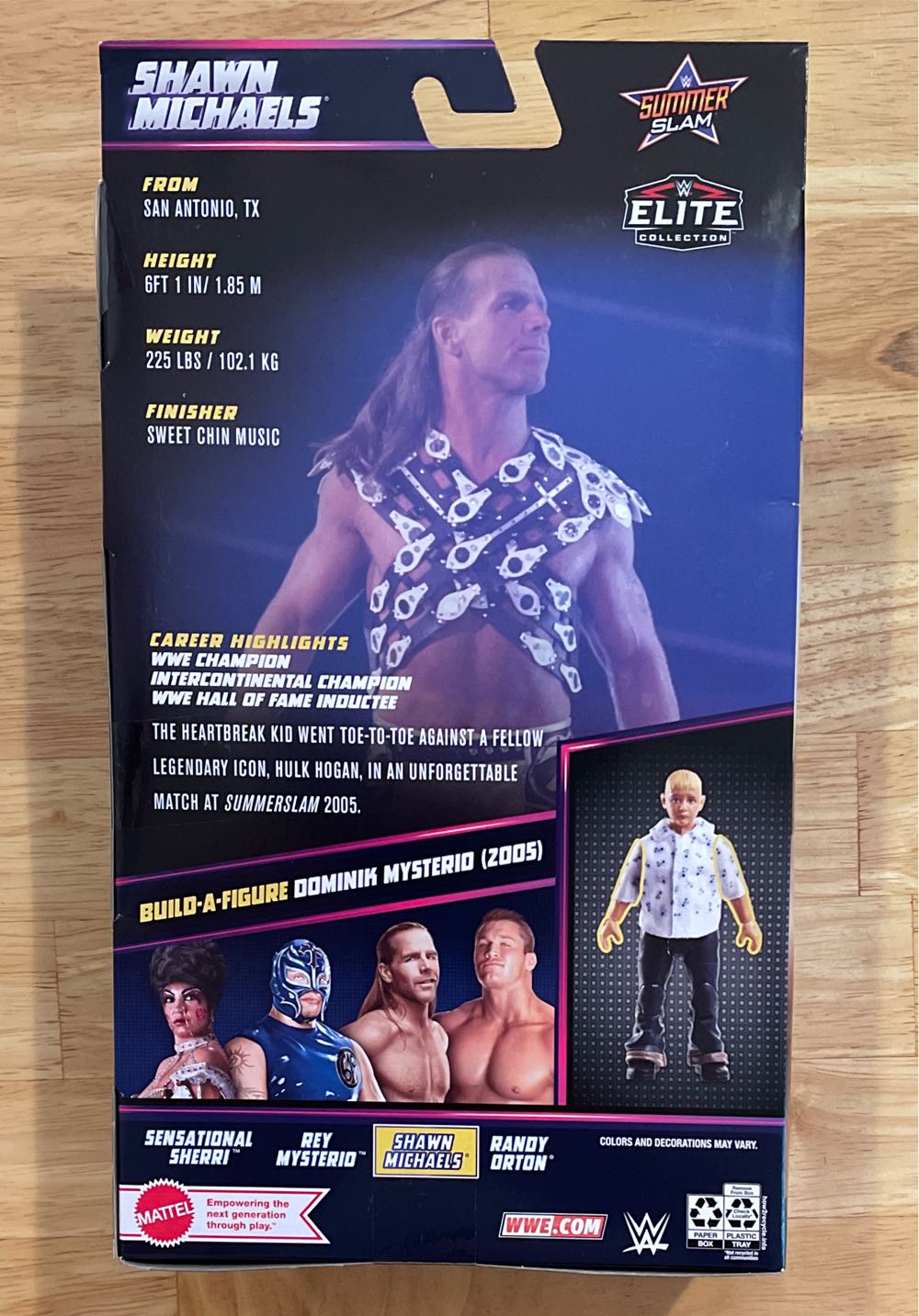 Shawn Michaels (2022) - Mattel (WWE Elite Collection Series) action figure collectible [Barcode 194735075232] - Main Image 2