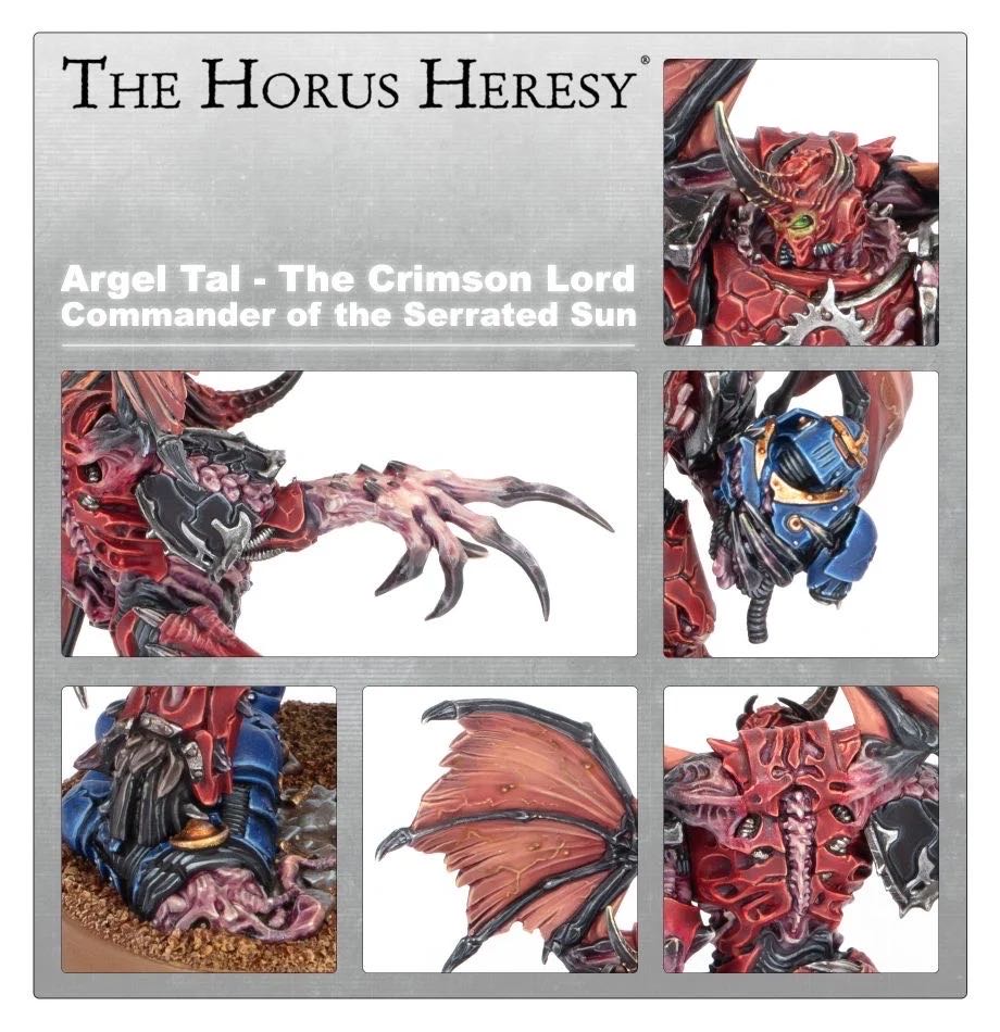 Argel Tal – The Crimson Lord, Commander of the Serrated Sun - Forge World (The Horus Heresy) action figure collectible - Main Image 2