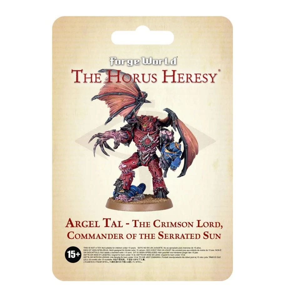 Argel Tal – The Crimson Lord, Commander of the Serrated Sun - Forge World (The Horus Heresy) action figure collectible - Main Image 3