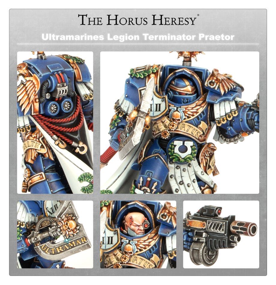 Ultramarines Legion Terminator Praetor - Forge World (The Horus Heresy) action figure collectible - Main Image 2