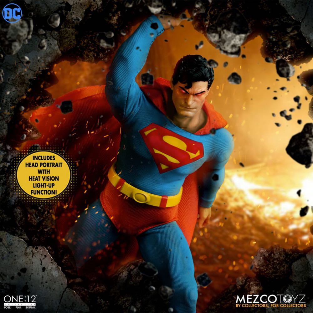 Superman: Man of Steel Edition - Mezco Toys (DC Comics) action figure collectible [Barcode 696198765533] - Main Image 3