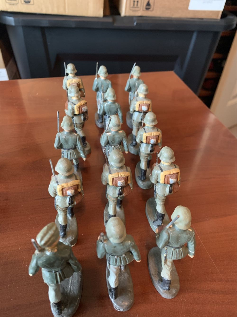 Elastolin German March Battle Attack - Unmarked action figure collectible - Main Image 3