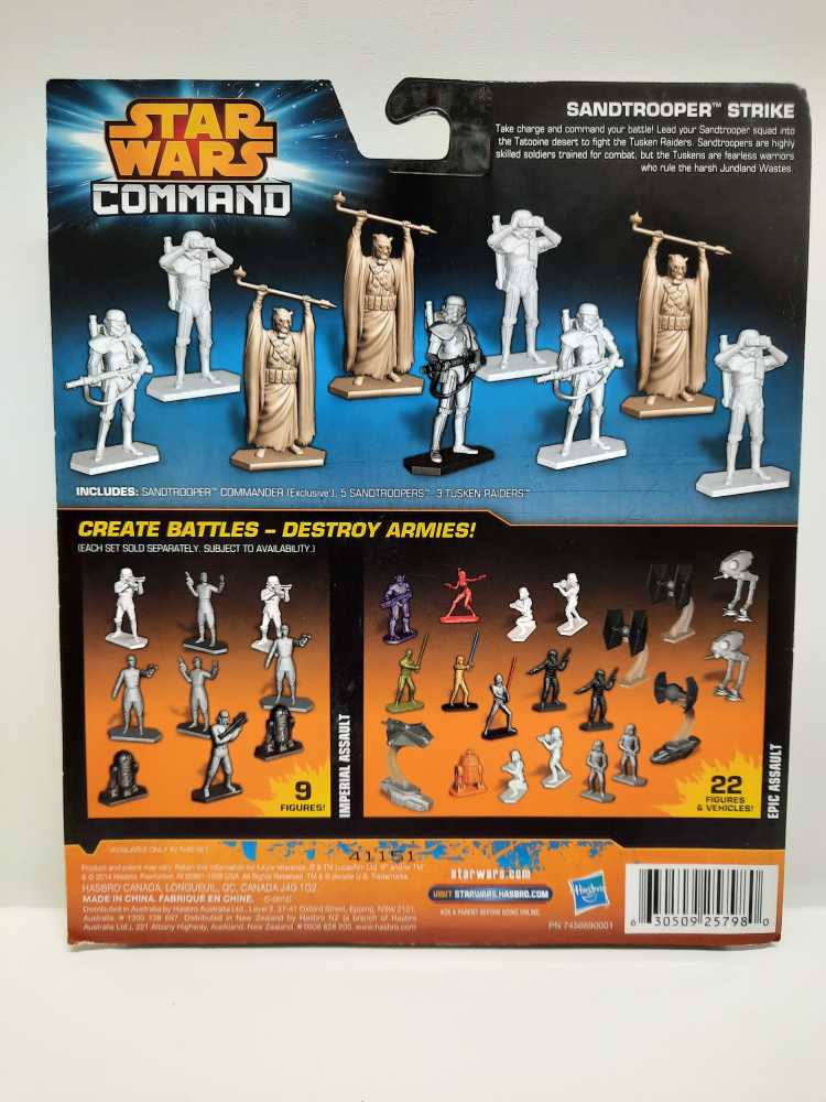 Sandtrooper Strike Set  (Star Wars: Command) action figure collectible [Barcode 630509257980] - Main Image 2