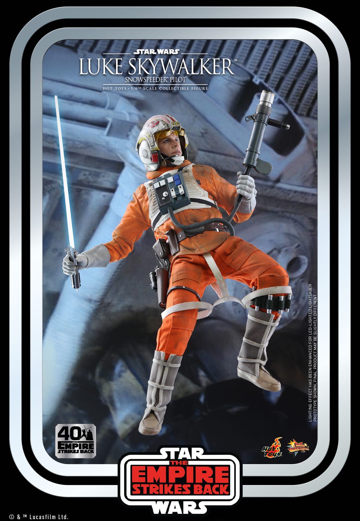 Luke Skywalker (Snowspeeder Pilot) - Hot Toys (Star Wars: Episode V - The Empire Strikes Back) action figure collectible [Barcode 4895228605979] - Main Image 3