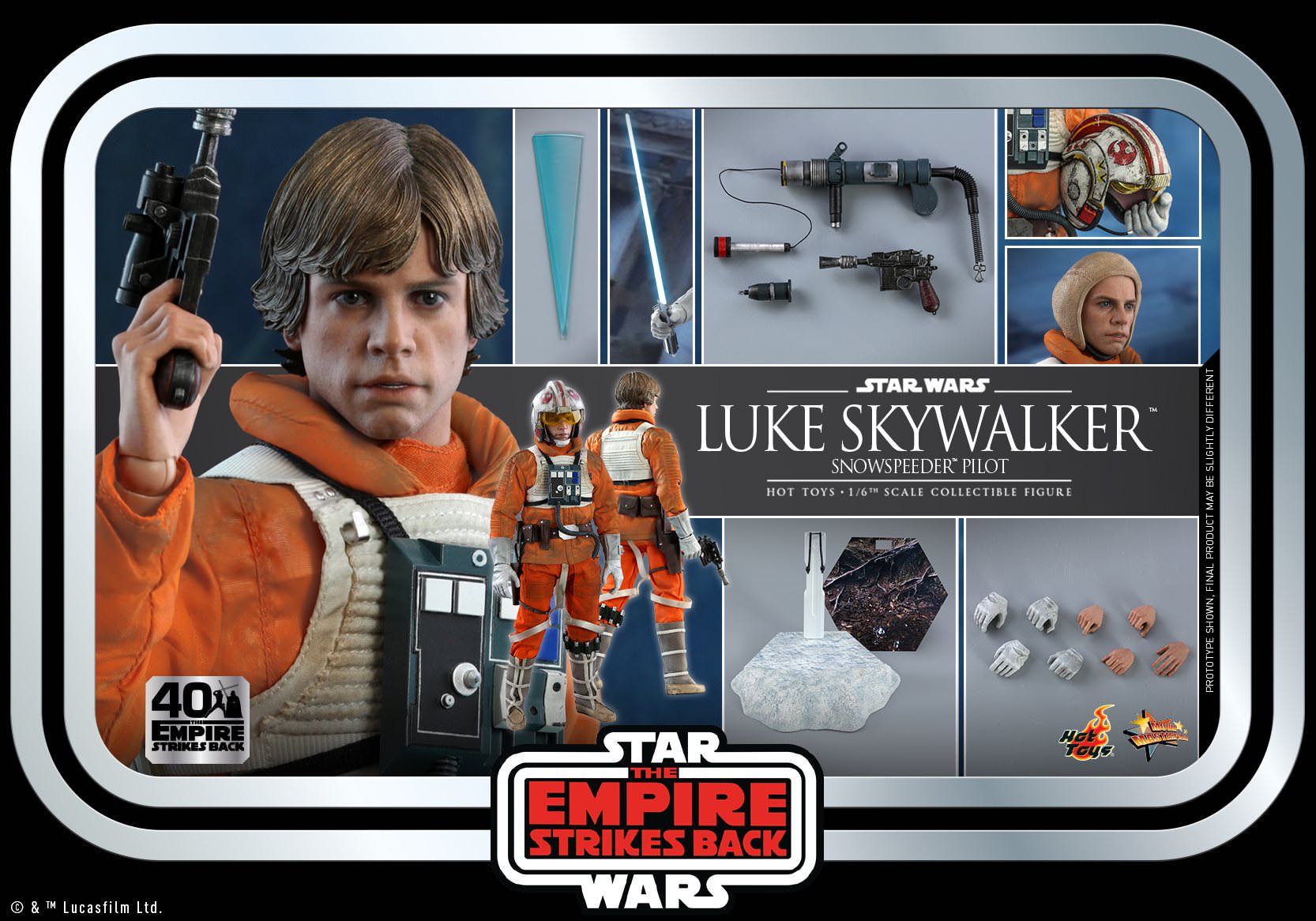 Luke Skywalker (Snowspeeder Pilot) - Hot Toys (Star Wars: Episode V - The Empire Strikes Back) action figure collectible [Barcode 4895228605979] - Main Image 4