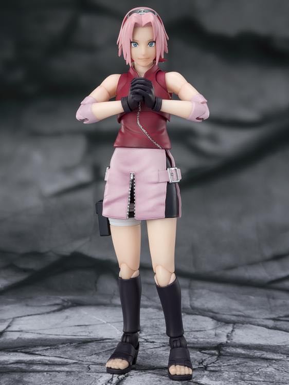 S.H. Figuarts Sakura Haruno (Inheritor of Tsunade’s Indominable Will) - Bandai S.H. Figuarts (Naruto Shippuden) action figure collectible [Barcode 4573102634481] - Main Image 2
