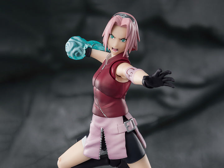S.H. Figuarts Sakura Haruno (Inheritor of Tsunade’s Indominable Will) - Bandai S.H. Figuarts (Naruto Shippuden) action figure collectible [Barcode 4573102634481] - Main Image 3