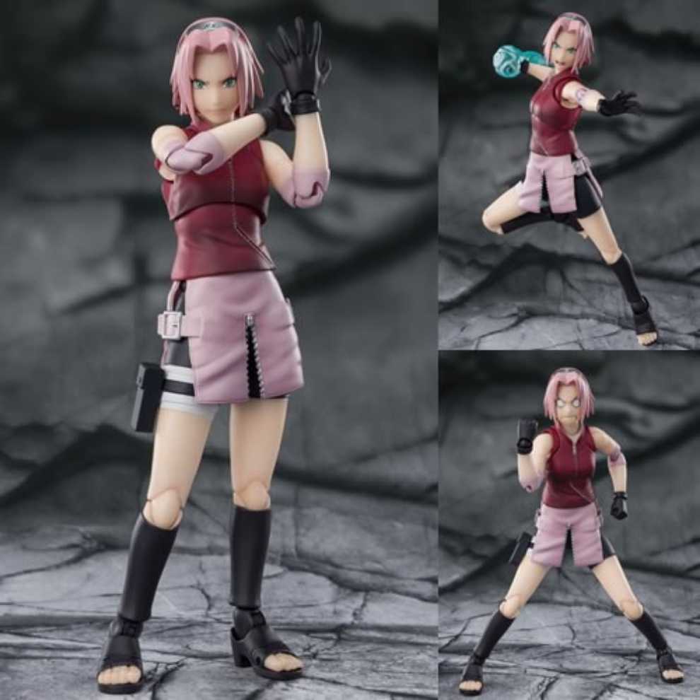 S.H. Figuarts Sakura Haruno (Inheritor of Tsunade’s Indominable Will) - Bandai S.H. Figuarts (Naruto Shippuden) action figure collectible [Barcode 4573102634481] - Main Image 4