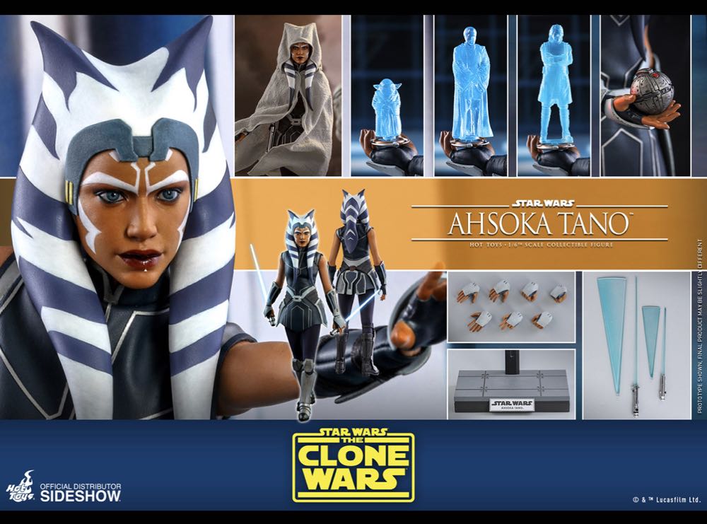 Hot Toys TMS 021 The Clone Wars Ahsoka Tano - Hot Toys (Ahsoka Tano) action figure collectible - Main Image 2