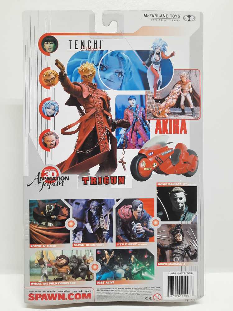 Vash The Stampede (EB Exclusive Repaint) - McFarland Toys (Trigun: 6”) action figure collectible [Barcode 787926149074] - Main Image 2