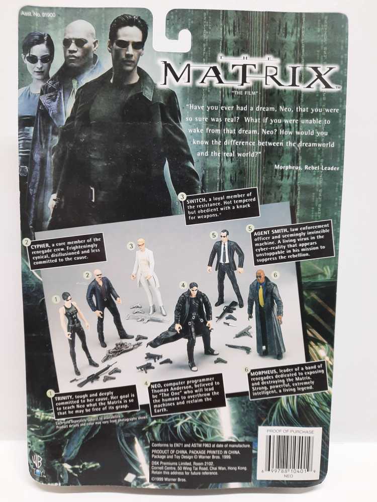 The Matrix Neo - Warner Bros. (The Matrix (1999)) action figure collectible [Barcode 699788104019] - Main Image 2