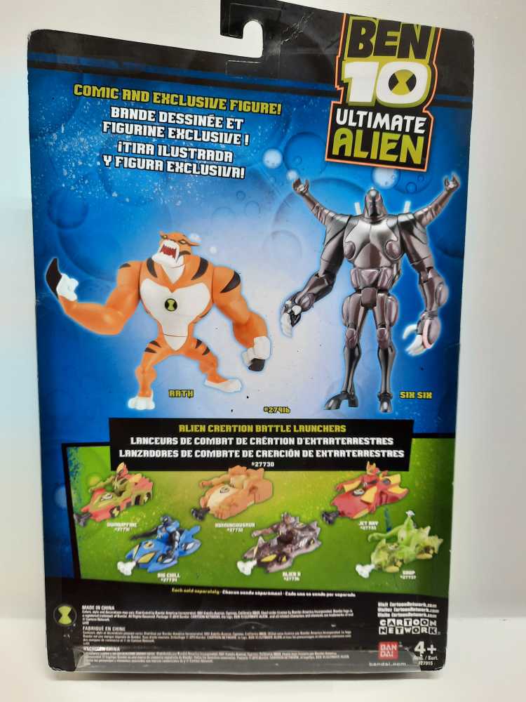 Six Six And Rath  (Ben 10: Ultimate Alien: 5”) action figure collectible [Barcode 045557279165] - Main Image 2