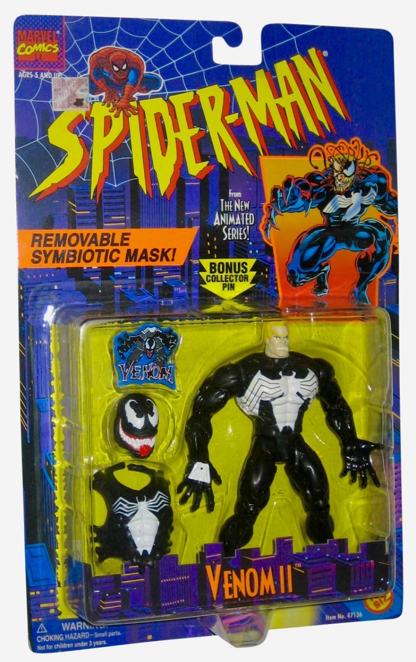Marvel Comics Spider-Man the Animated Series VENOM II - Toy Biz (Marvel Universe 3.75”) action figure collectible - Main Image 1