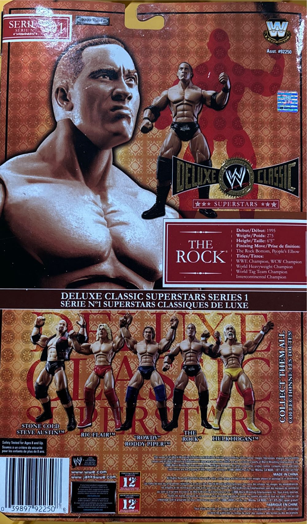 Hulk Hogan Super Articulation Deluxe Classic Series 01  action figure collectible [Barcode 039897922508] - Main Image 2