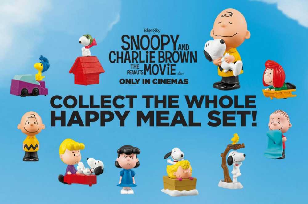 Snoopy & Woodstock Dancing With Tree - Mcdonald’s action figure collectible - Main Image 2