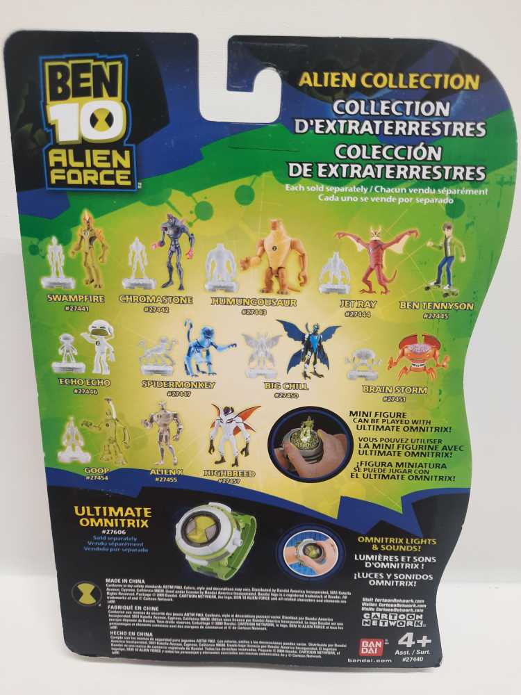 Alien X  (Ben 10: Alien Force: 3”) action figure collectible [Barcode 045557274559] - Main Image 2