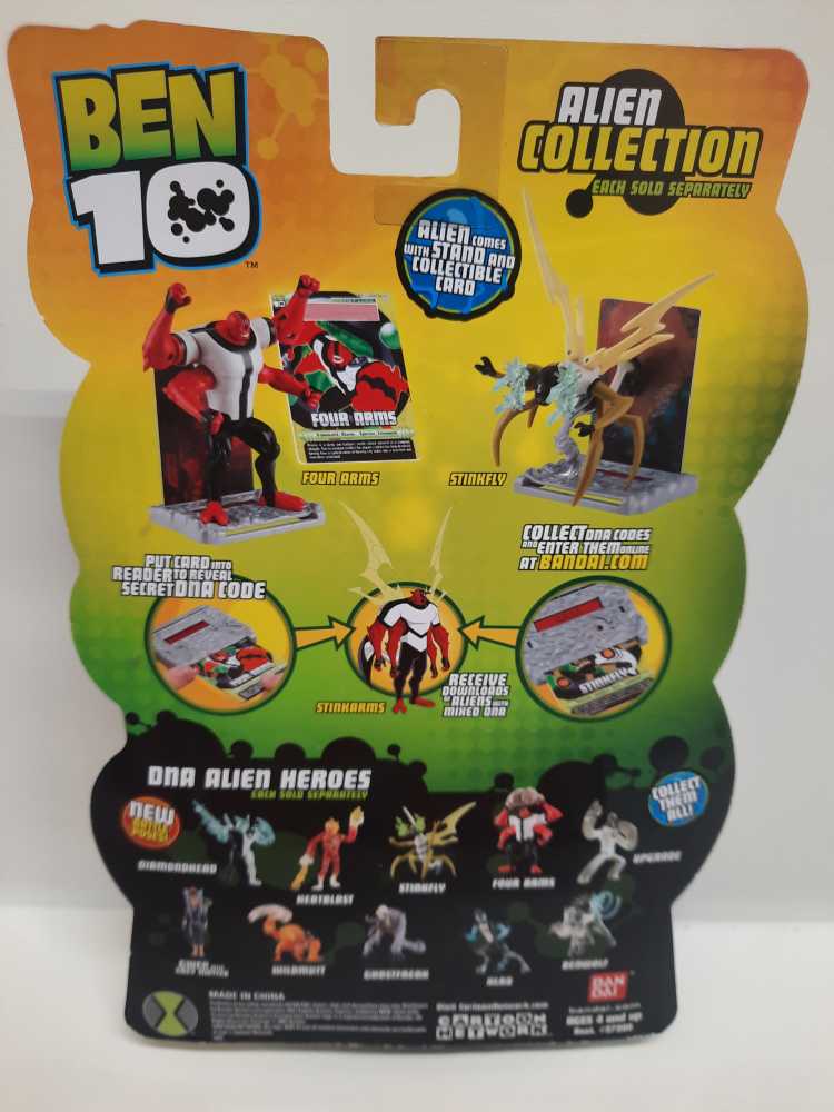 Ben 10 Alien Collection Ghostfreak - Bandai (Ben 10) action figure collectible [Barcode 045557272289] - Main Image 2