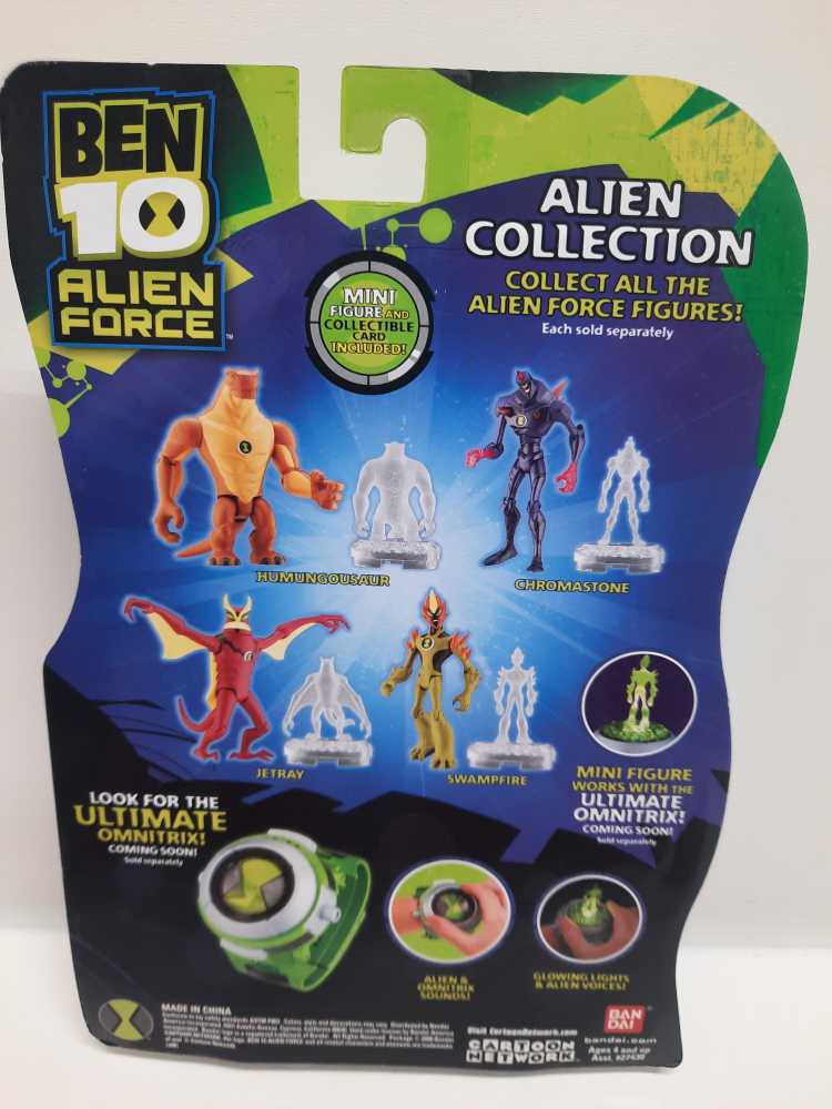 Ben 10 Alien Force Swampfire - Bandai (Ben 10) action figure collectible [Barcode 045557274313] - Main Image 2