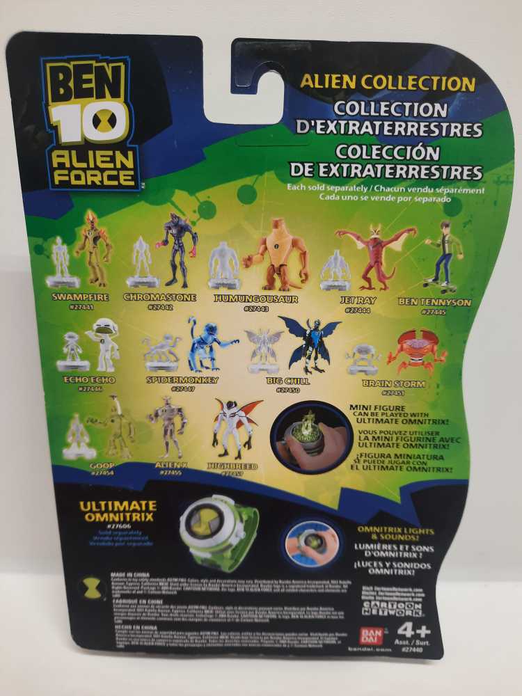 Bandai Cartoon Network Ben 10 Highbreed Alien Force Collection Action Figure 4”  (Ben 10: Alien Force: 3”) action figure collectible [Barcode 045557274573] - Main Image 2