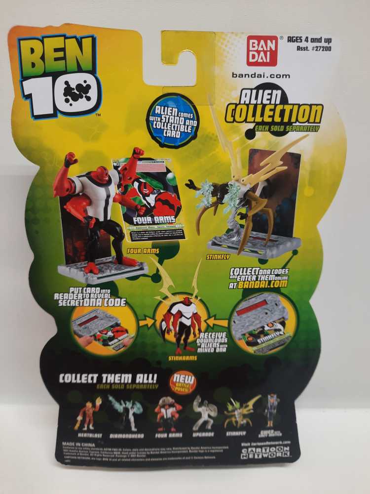 Ben 10 Alien Collection Four Arms - Bandai (Ben 10) action figure collectible [Barcode 045557272227] - Main Image 2