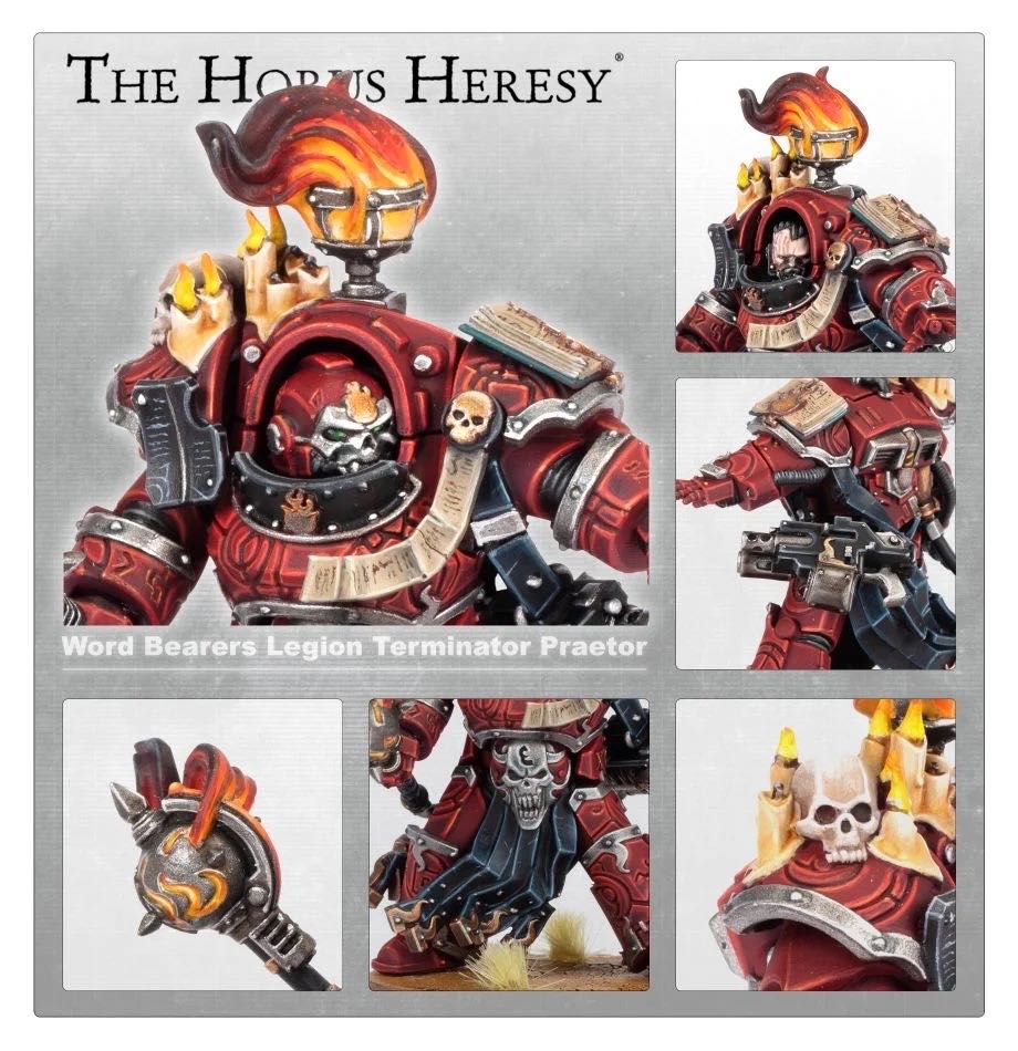 Word Bearers Legion Terminator Praetor - Forge World (The Horus Heresy) action figure collectible - Main Image 2