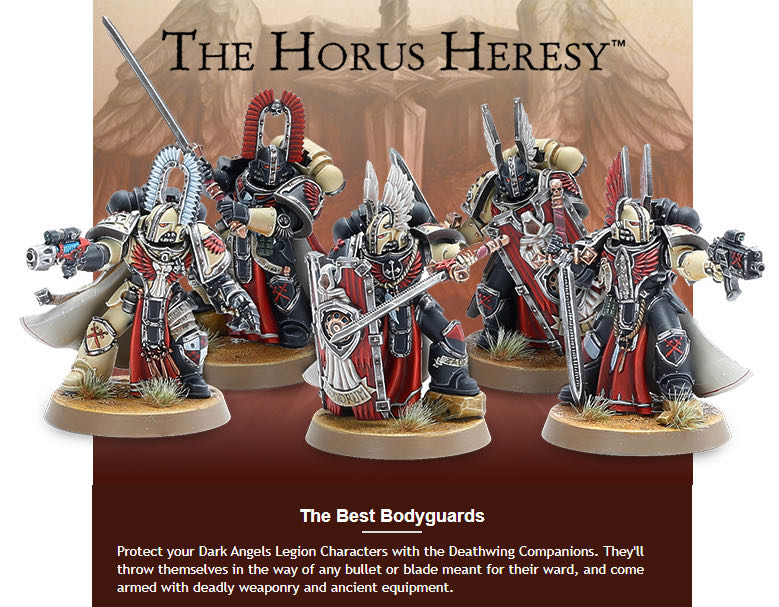 Dark Angels Legion Deathwing Companions - Forge World (The Horus Heresy) action figure collectible - Main Image 3