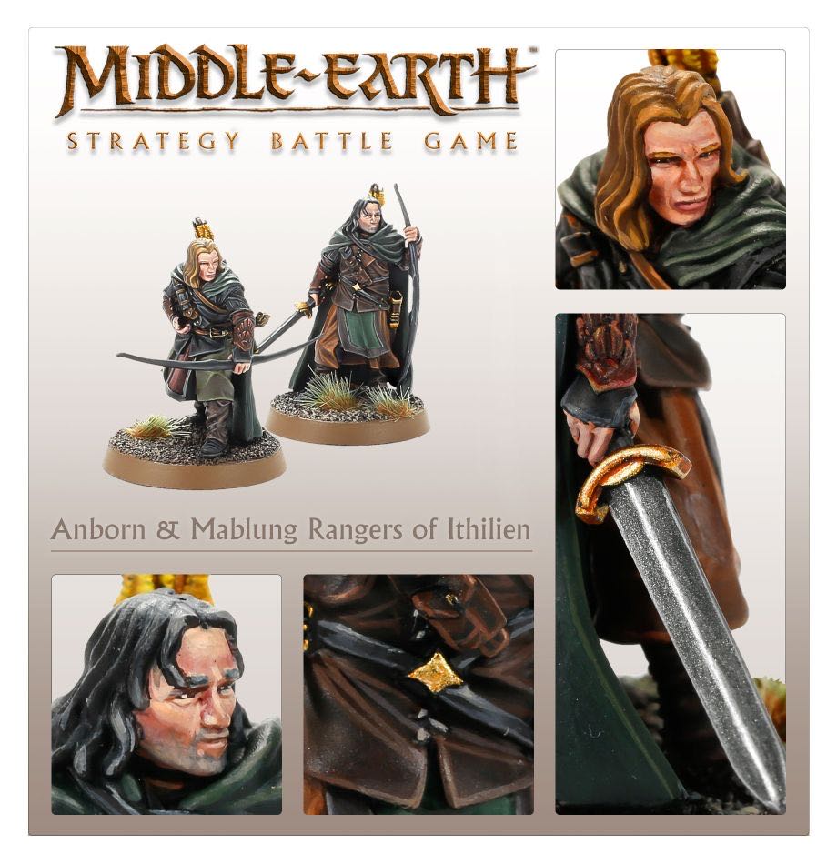Anborn & Mablung, Rangers of Ithilien - Forge World (Lord Of The Rings) action figure collectible - Main Image 2