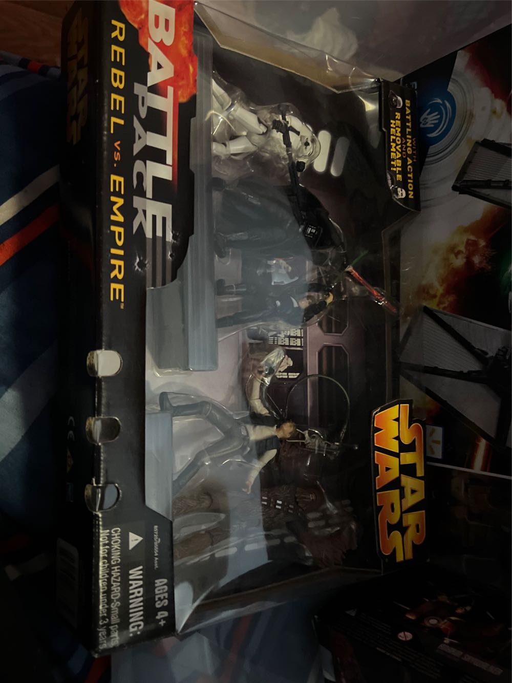 Stormtrooper , Darth Vader , Luke Skywalker , Han Solo , Chewbacca - Star Wars (Battle Pack Rebel Vs Empire) - Hasbro (Star Wars) action figure collectible [Barcode 653569068334] - Main Image 2